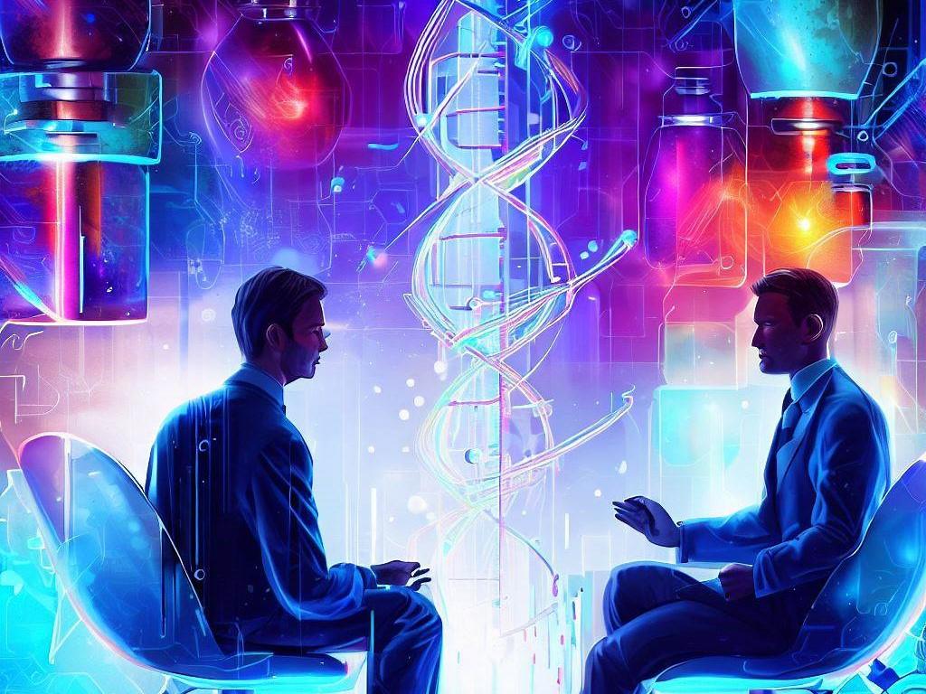 Illustration of pharma primary research and interviews for competitive intelligence